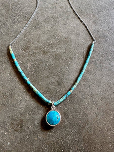 Less is More Turquoise Necklace