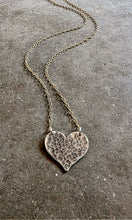 Hammered Heart Necklace