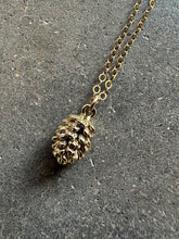 Pinecone Necklace in Gold