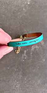 “Hike More Worry Less” Bracelet