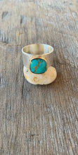 Square Kingman Turquoise Ring