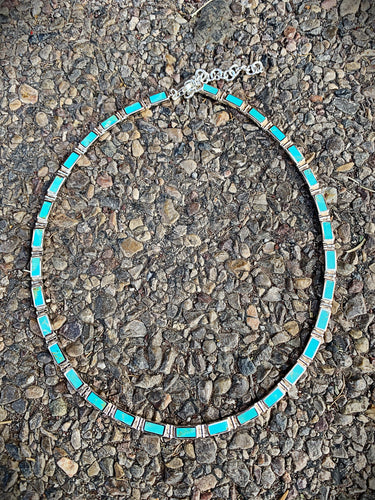 Turquoise Link Necklace