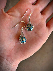 Turquoise Sphere Earrings