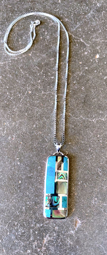 Turquoise and Abalone Necklace