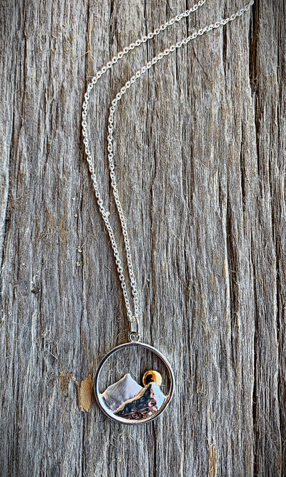Moon over the Mountains Necklace
